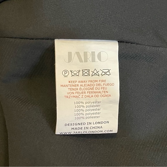 Jarlo Evening Dress Black Spaghetti Strap Event Dress Size 4 - Picture 14 of 14